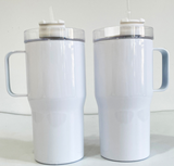 China RTS_20oz White Sublimation Handle Tumbler Kids/Student Tumblers_GGblanks