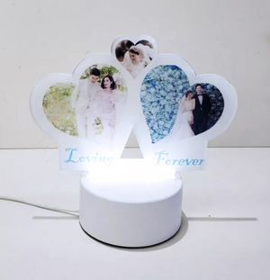 Ship from China 3-4 weeks_Sublimation Blank acrylic Night Lights 30pcs/case_GGblanks