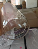 25 Pack USA RTS 12oz/15oz Pre Drilled Double Walled Snow Globe Glass Can with PP Lids_GGblanks
