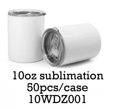 China RTS_Hot sale 10oz/12oz/16oz Sublimation Blanks White Color Coffee Mug With Handle 50PCS Sold By Case_GGblanks