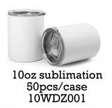 China RTS_Hot sale 10oz/12oz/16oz Sublimation Blanks White Color Coffee Mug With Handle 50PCS Sold By Case_GGblanks