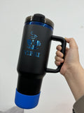 20 Pack Blue Underneath 40oz H2.0 Tumblers Blue Plated White Red Gradient Pink Blue White Black Thermos Cup for Laser Engraving_GGblanks