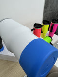 20 Pack Blue Underneath 40oz H2.0 Tumblers Blue Plated White Red Gradient Pink Blue White Black Thermos Cup for Laser Engraving_GGblanks