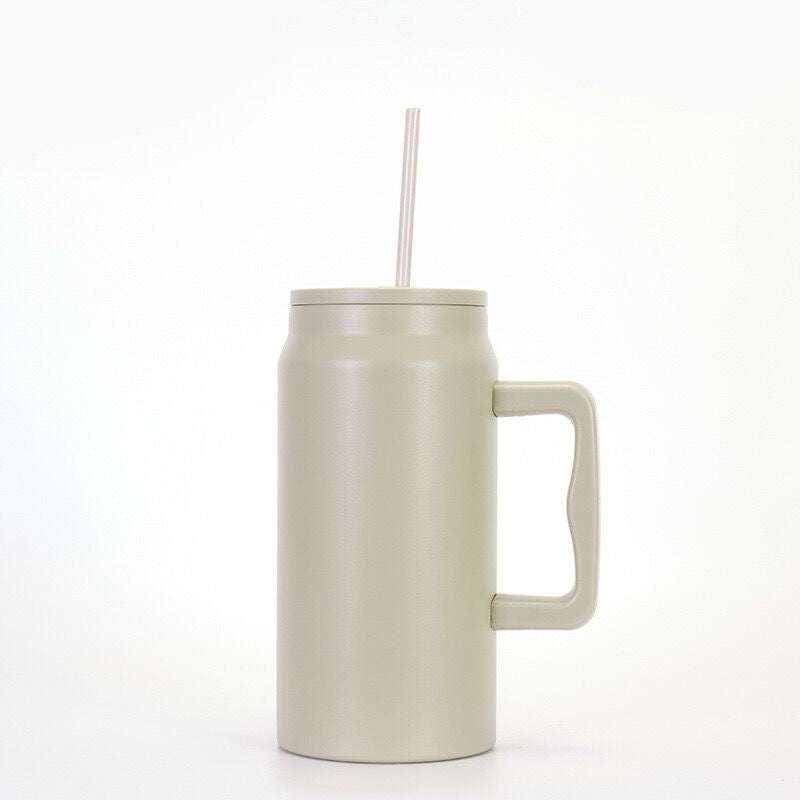 China RTS_50oz Stainless Steel Double Walled Tumblers Solid Color Car Cups with Handle_GGblanks