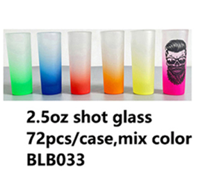 72 Pack 2.5oz Blank Sublimation Ombre Shot Glasses_GGblanks