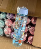 50 Pack 750ML 24oz 2025 Popular Labubu Cartoon Plastic Acrylic Bottles with Straws_GGblanks