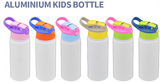 China warehouse 60pcs 12oz aluminum kids bottles with sippy lids_GGblanks