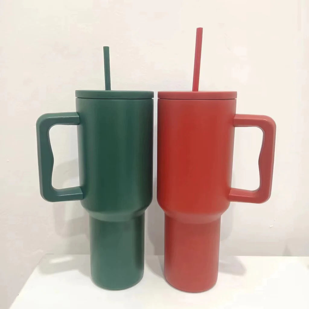 China RTS_40oz powder coated Simple- Modern-style stainless steel travel tumblers 20pcs- GGblanks