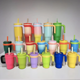 25 Pack 50 Pack 14oz Colorful Kids Tumblers School Mugs with Leak Proof Lids_GGblanks
