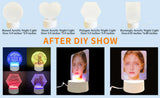 Ship from China 3-4 weeks_Sublimation Blank acrylic Night Lights 30pcs/case_GGblanks