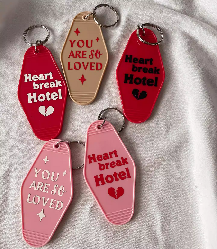 200 Pack Uv Dtf Decal Motel Key Chain Multiple Colors _Ship by air around 10days_GGblanks