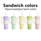 China RTS_40oz powder coated Simple- Modern-style stainless steel travel tumblers 20pcs- GGblanks