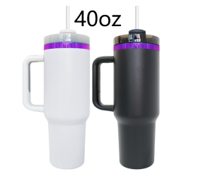 20 Pack 30oz/40oz Gold Pink Purple Underneath Powder Coated Quencher Tumblers_GGblanks