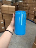 25 Pack 50 Pack 16oz Neon Glass Cans/Plastic 17oz Neon Mugs with Straws and Lids for Uv Dtf Wraps_GGblanks