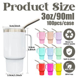 50 Pack 100 Pack GGblanks USA RTS 3oz mini tumbler shot glass with handle blank sublimation 3oz tumbler shot glasses stanley-same-shape