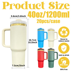 16 Pack 40oz Powder Coated Gold Plated Gold Underneath H2.0 40oz Christmas Tumblers For Laser Engraving  _GGblanks