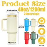 16 Pack 40oz Powder Coated Gold Plated Gold Underneath H2.0 40oz Christmas Tumblers For Laser Engraving  _GGblanks