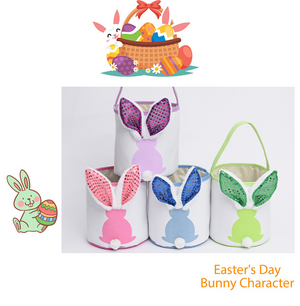 80 Pack China RTS Easter Bag with LED light 4 Colors Mix_GGblanks