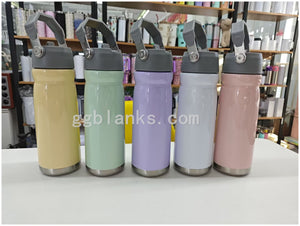 China RTS_22oz Macaron Colorful Water Bottoles for Sublimation Engraving 22OZFZSH01 22OZFZSH02_ GGblanks