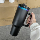 20 Pack Rainbow Plated 30oz 40oz Tumblers Powder Coated H2.0 Colorful/White/Black Quencher Tumbler_GGblanks