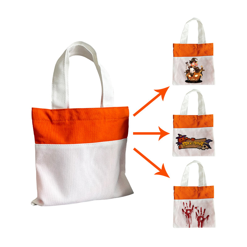 50 Pack Blank sublimation Halloween kids candy bag_GGblanks
