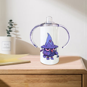 12oz Straight Tumbler Sippy Tumbler with Double Lids for Kids 30pcs/case_GGblanks