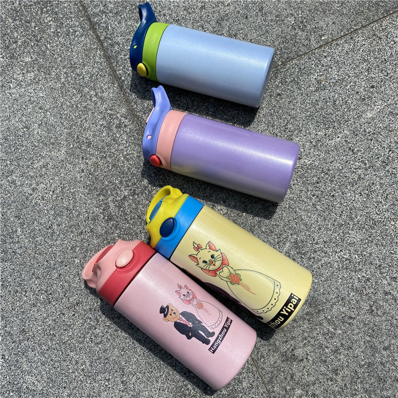 China RTS_Halloween Cups Children's 12oz UV color change and glow in the dark kids water bottle - GGblanks