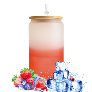 China RTS_16oz blank sublimation cold color changing beer glass can BLB028 -  GGblanks