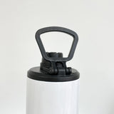 25 Pack USA RTS 20oz Blank Sublimation White Straight Dual Lids Tumbler With Handle Lid And Slide Lid_GGblanks