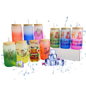 China RTS_16oz Blank Sublimation Cold Color Changing Beer Glass -GGblanks