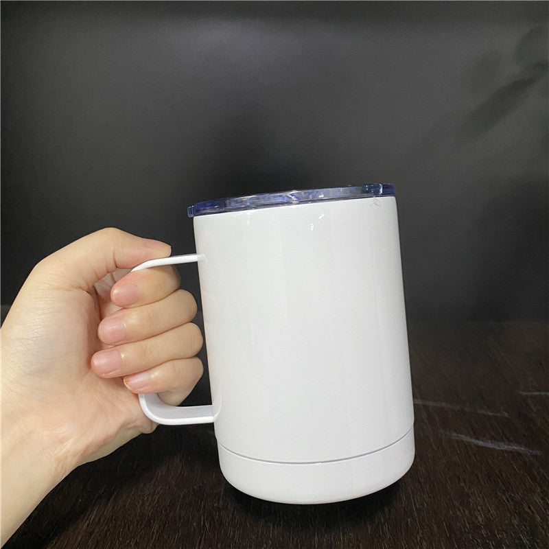 China RTS_Hot sale 10oz/12oz/16oz Sublimation Blanks White Color Coffee Mug With Handle 50PCS Sold By Case_GGblanks
