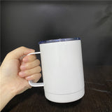 China RTS_Hot sale 10oz/12oz/16oz Sublimation Blanks White Color Coffee Mug With Handle 50PCS Sold By Case_GGblanks