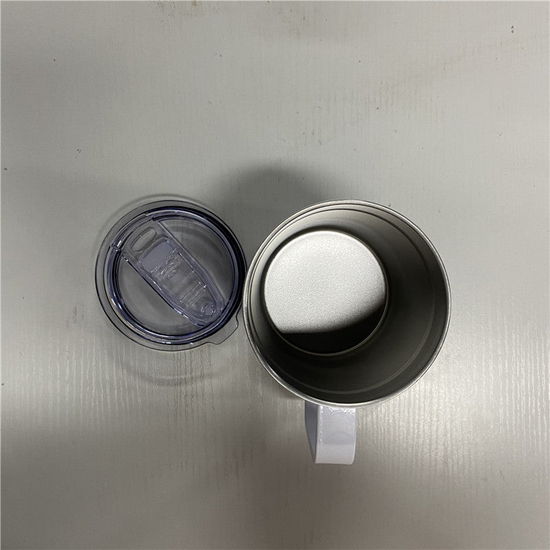 China RTS_Hot sale 10oz/12oz/16oz Sublimation Blanks White Color Coffee Mug With Handle 50PCS Sold By Case_GGblanks