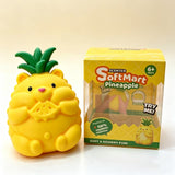 24 Pack Jumbo Pineapple Bear Squishy Fidget Toy Sensory Slow Rising Stress Ball Cute Fruit Bear Squeeze Toy_GGblanks