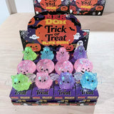 72 Pack NeeDoh Halloween Pumpkin Bat Ghost Squishy Toys Sets Maltose Slow Rebound Squish Adults Fidget Toys_GGblanks