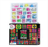 30 Sets NeeDoh Advent Calendar Squishy Box Squishy Toys Squeeze Accessory_GGblanks