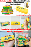 72 Pack 11*3.5cm Small Size Butter Squishy Toys Flour-Filled TPT Butter Squishy Toys with PVC Boxes and Dozen Box_GGblanks
