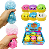72 Pack 8.5cm Beads Glitter Dumpling Squishy Stress Relief Fidget Toys for Kids_GGblanks
