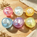 60 Pack 6cm Pearly Shimmer Style Coconut Oil Squishy No-Rebound Moldable Fidget Stress Ball_GGblanks