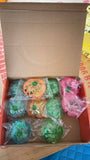 72 Pack Halloween Glitter Sparkling Pumpkin Maltose Filled Squishy Toys Stress Relief Sensory Fidget Toy_GGblanks