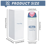 25 Pack 24oz Owala White Blank Sublimation Water Bottles_GGblanks