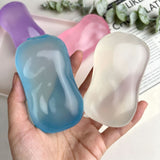 60 Pack Coconut Oil Soap Squishy Toys Clear Jelly Colors Moldable Vaseline Filled Sensory Fidget Toys_GGblanks
