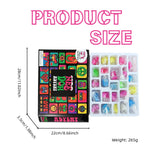 30 Sets NeeDoh Advent Calendar Squishy Box Squishy Toys Squeeze Accessory_GGblanks