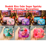 60 Pack 5.5cm Christmas NeeDoh Ice Cube Slow Rising Sensory Squeeze Toy Adults Fidget Toys_GGblanks