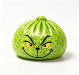 72 Pack 8.5cm Xmas Glow in dark Grinch Bun Squishy Glowing Grinch Dumpling Squeeze Fidget Toys for Christmas_GGblanks