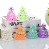 60 Pack Christmas Tree Maltose Squishy Toys Sensory Stress Relief Squishies Soft Stretchy Fidget Toys_GGblanks