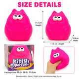 36 Pack Jumbo Kitty Squeeze Squishy Toys Jumbo Kitty Cat Squeeze Fidget Toys_GGblanks