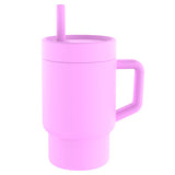 84 Pack China RTS 8oz lightweight 100% premium silicone kids stanley tumblers with leakproof straws_GGblanks