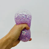 72 Pack 8.5cm Beads Glitter Dumpling Squishy Stress Relief Fidget Toys for Kids_GGblanks