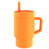 84 Pack China RTS 8oz lightweight 100% premium silicone kids stanley tumblers with leakproof straws_GGblanks